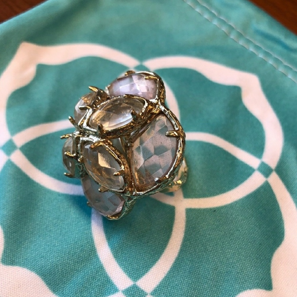 Vintage retired Otylia cocktail ring, Kendra Scott